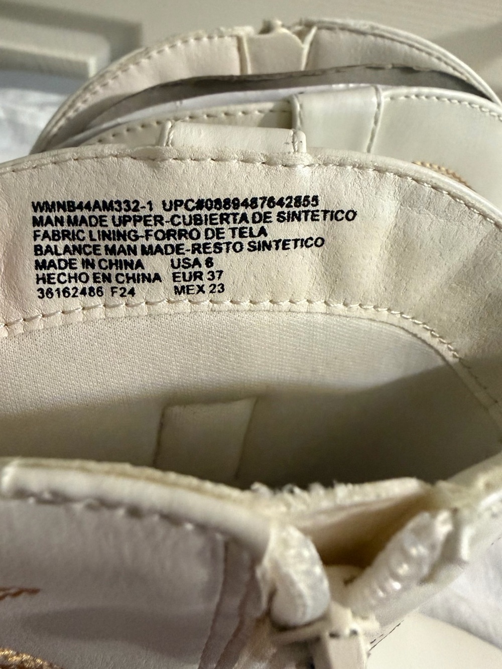 No Boundaries White Short Lace Up Cowboy Boots with Tan Stitching - Picture 6 of 7